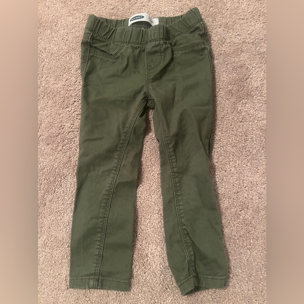 Old Navy Green Khaki Jeggings - 3T